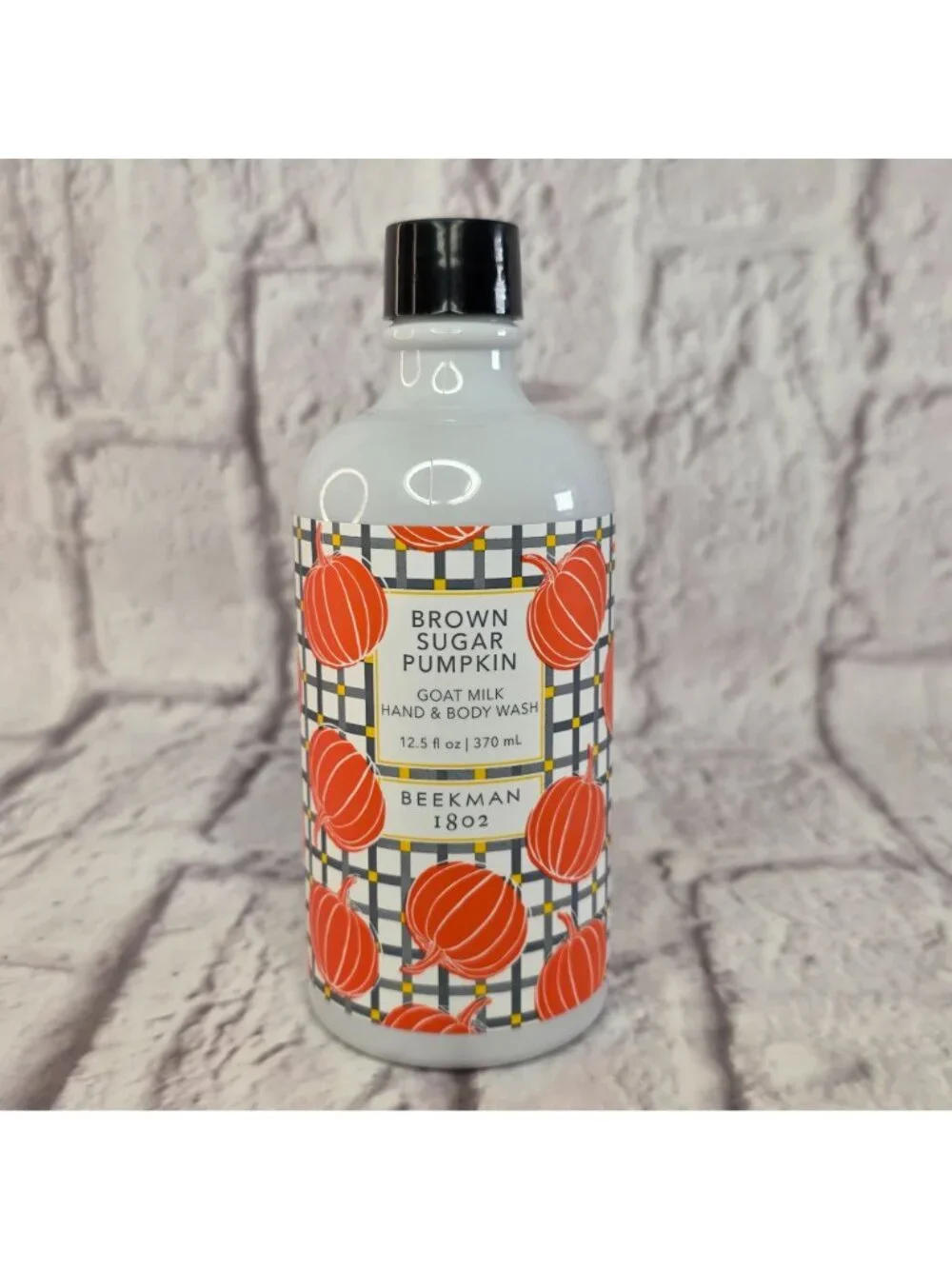 Beekman 1802 Brown Sugar Pumpkin Goat Milk Set Hand & Body Wash 12.5 fl oz Whipp